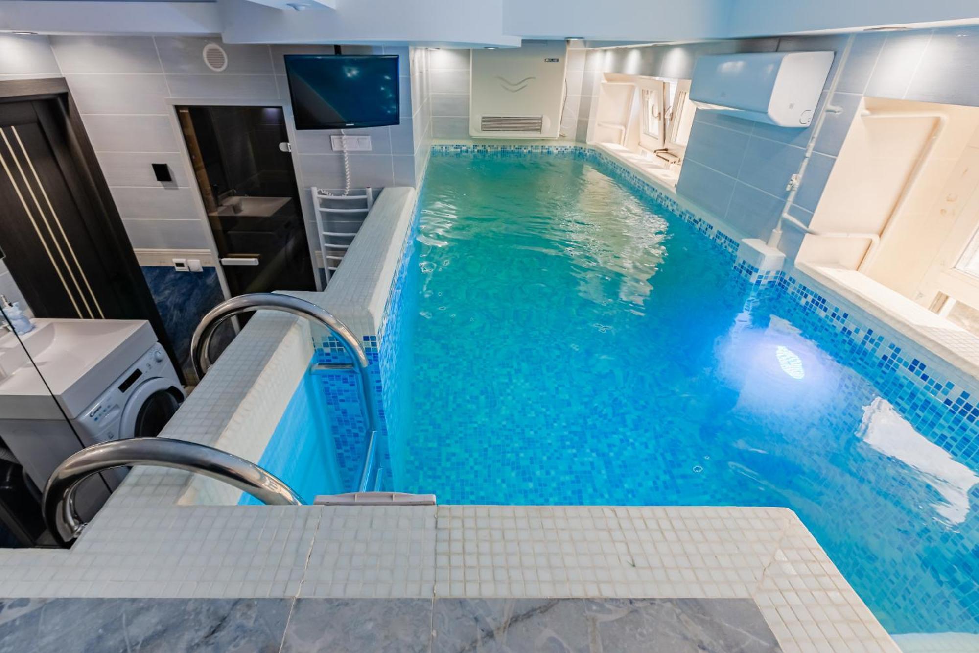 קייב Luxury Apartment With Pool And Hammam מראה חיצוני תמונה