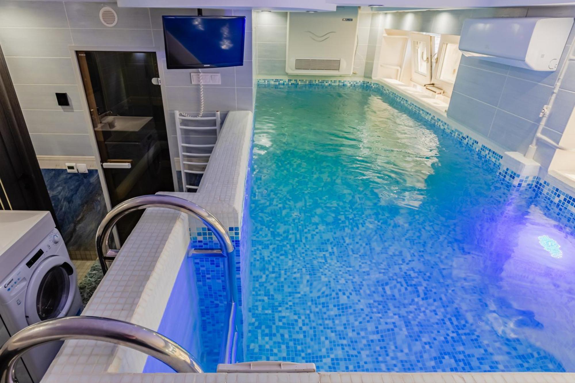 קייב Luxury Apartment With Pool And Hammam מראה חיצוני תמונה